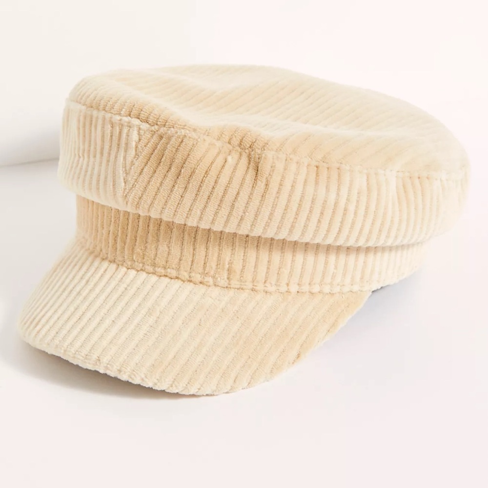 NWT - Newsboy Venice Cord Lieutenant Cap